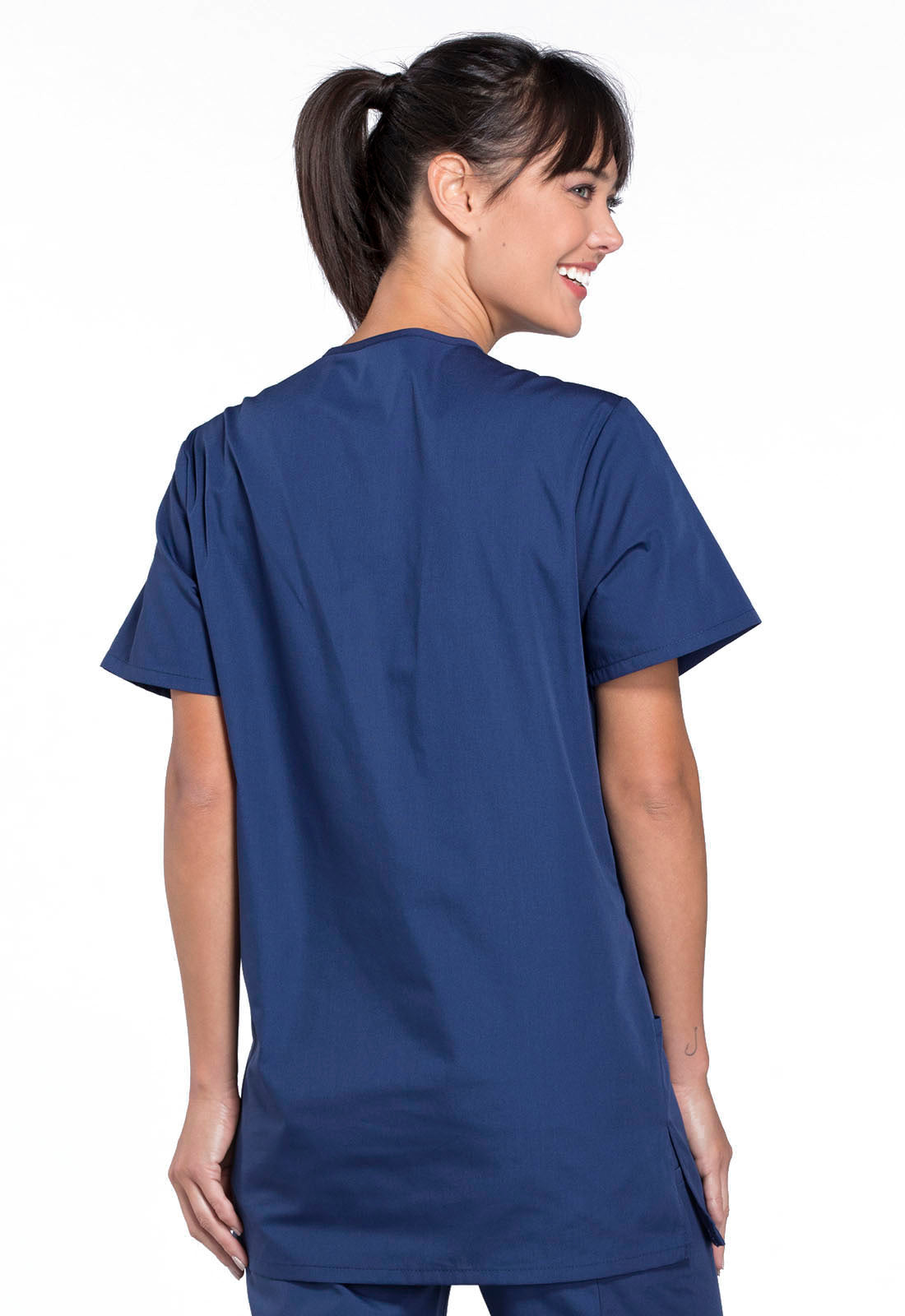 Cherokee Workwear Originals 3-Pocket Unisex V-Neck Top