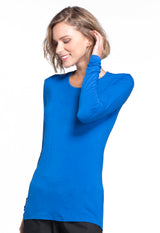 Cherokee Workwear Originals Women's Long Sleeve Underscrub Knit Tee