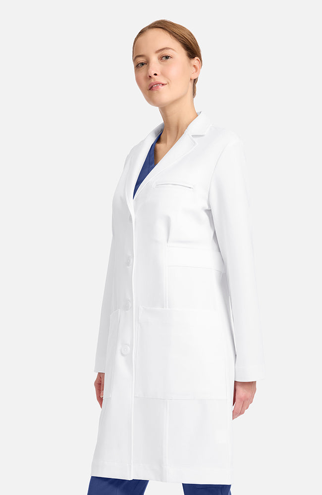 Medelita Women's Stella Princess Panel Darted 36½" Lab Coat