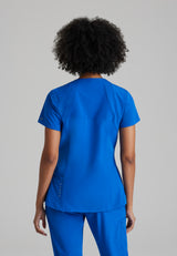 Barco One Women's Racer Top-4 Pocket V-Neck Breathable Top