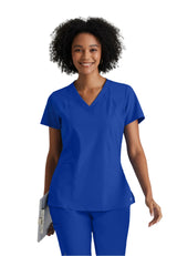 Barco One Women's Racer Top-4 Pocket V-Neck Breathable Top