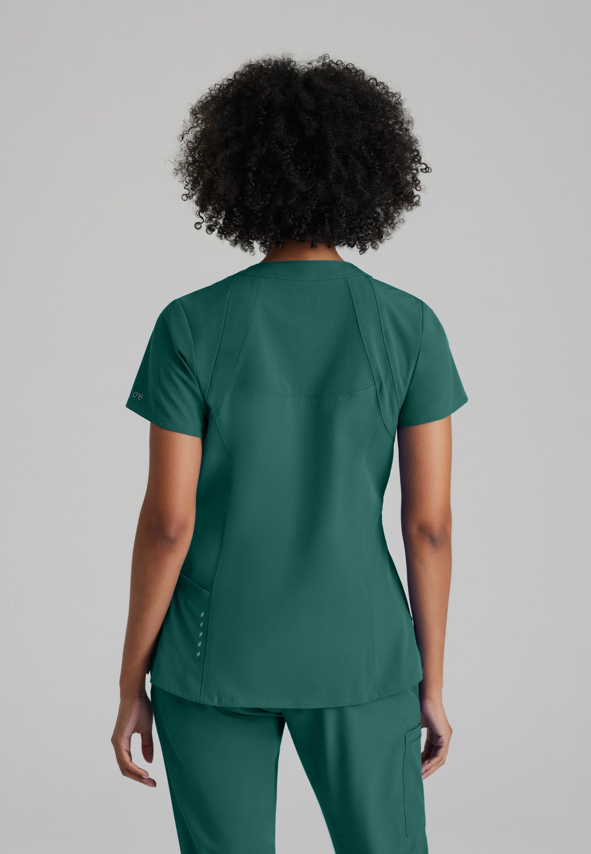 Barco One Women's Racer Top-4 Pocket V-Neck Breathable Top