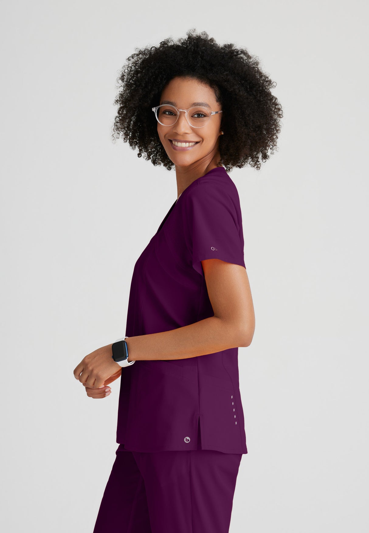 Barco One Women's Racer Top-4 Pocket V-Neck Breathable Top