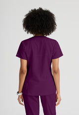 Barco One Women's Racer Top-4 Pocket V-Neck Breathable Top