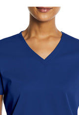 Elements Originals Women's Basic 2-Pocket V-Neck Scrub Top