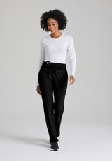 Barco One Women's Stride 5-Pocket Mid-Rise Straight-Leg Petite Pant