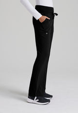 Barco One Women's Stride 5-Pocket Mid-Rise Straight-Leg Pant