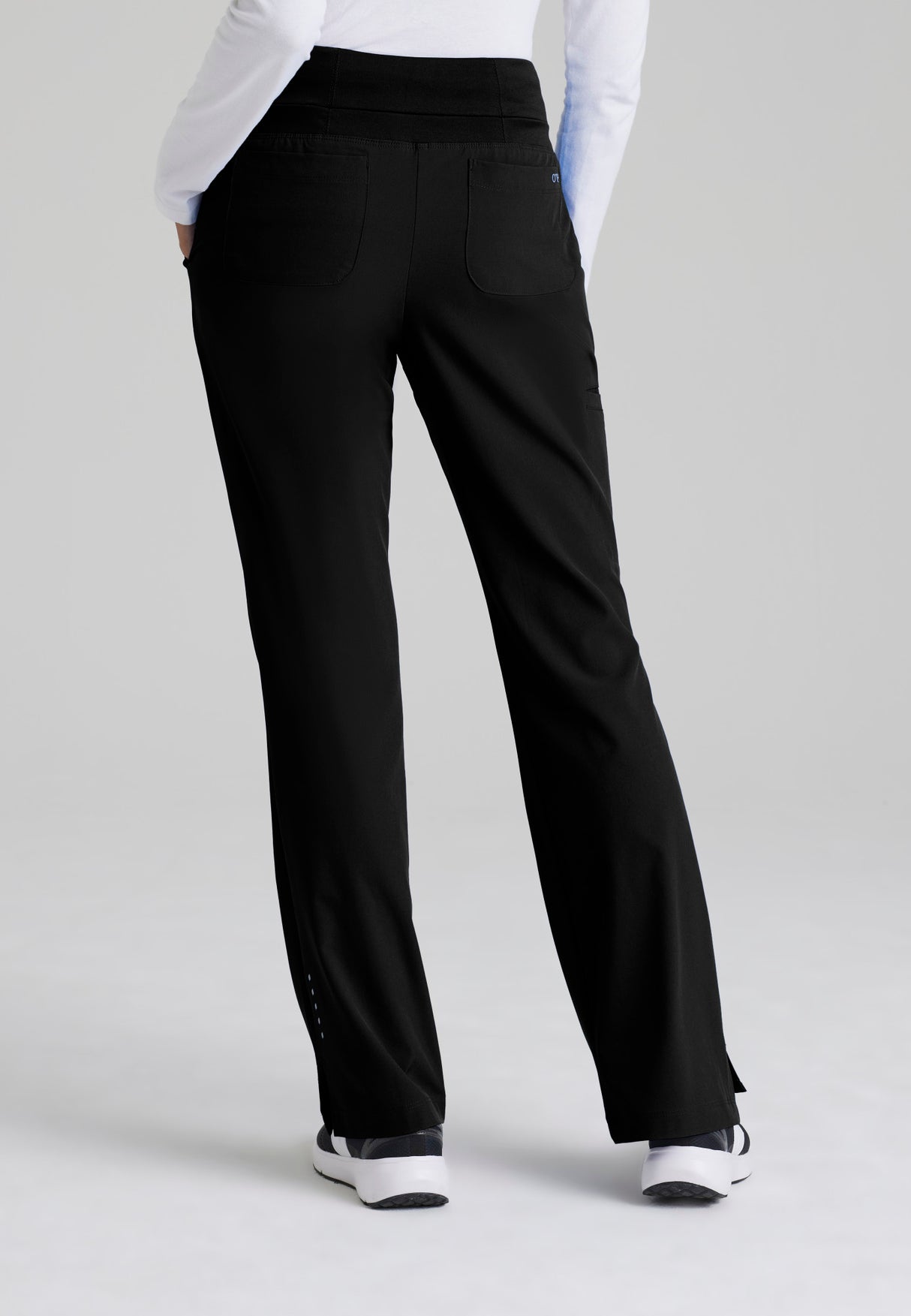Barco One Women's Stride 5-Pocket Mid-Rise Straight-Leg Pant