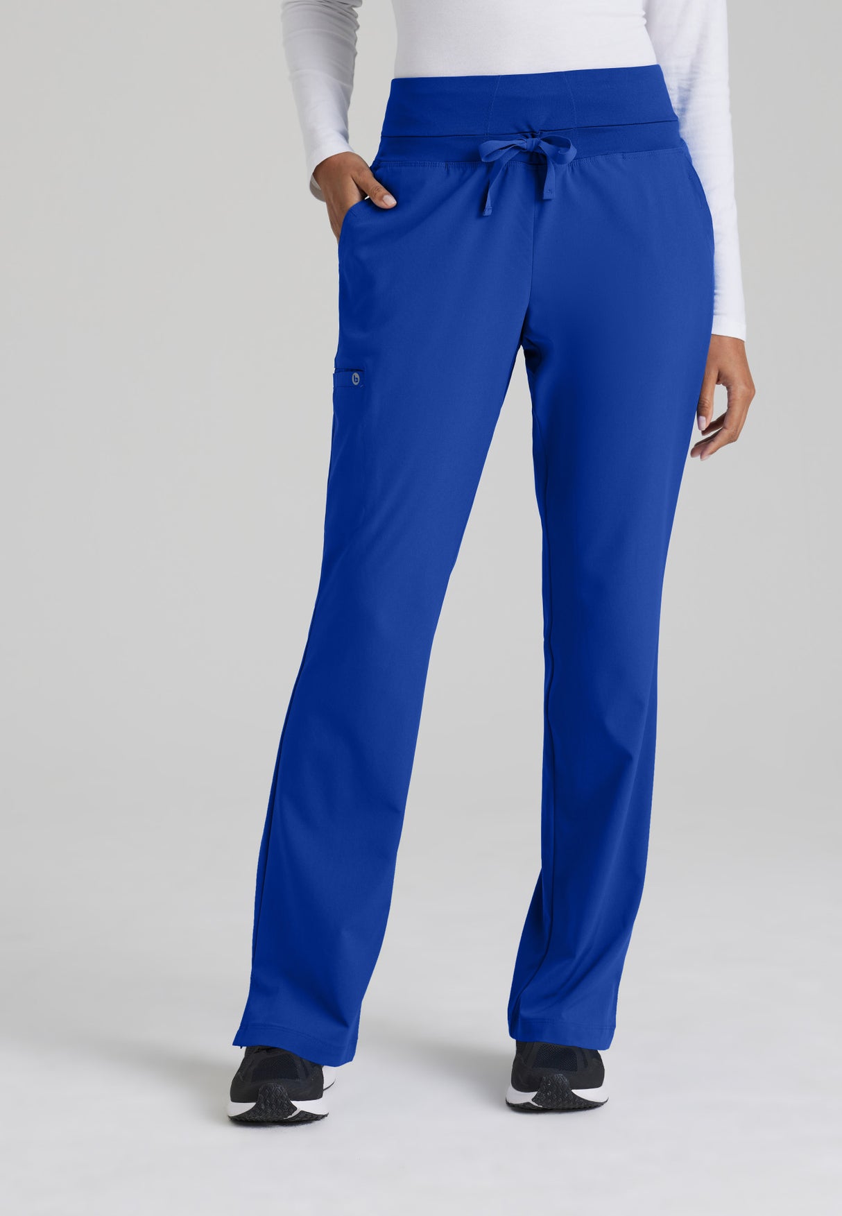 Barco One Women's Stride 5-Pocket Mid-Rise Straight-Leg Pant