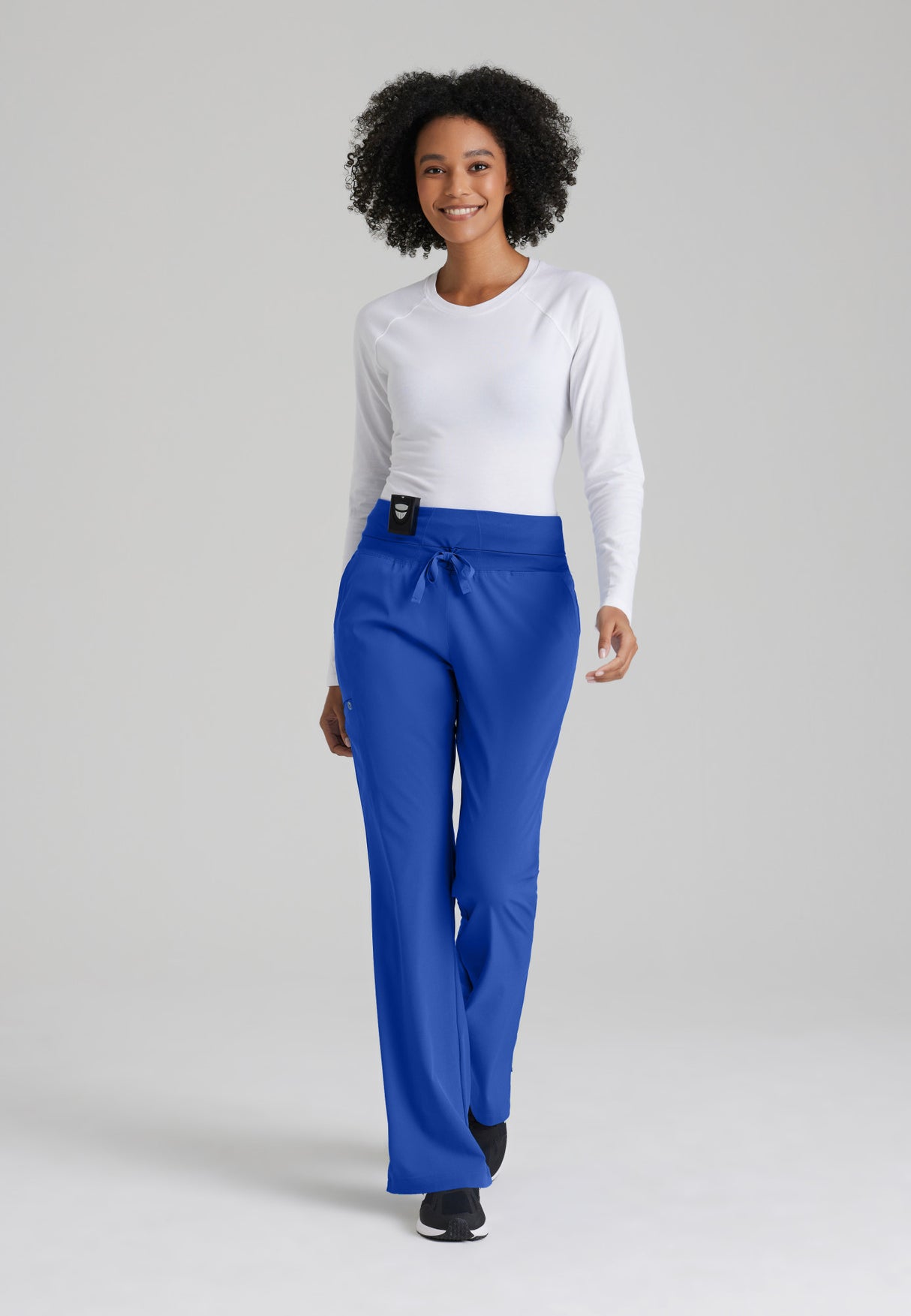 Barco One Women's Stride 5-Pocket Mid-Rise Straight-Leg Pant