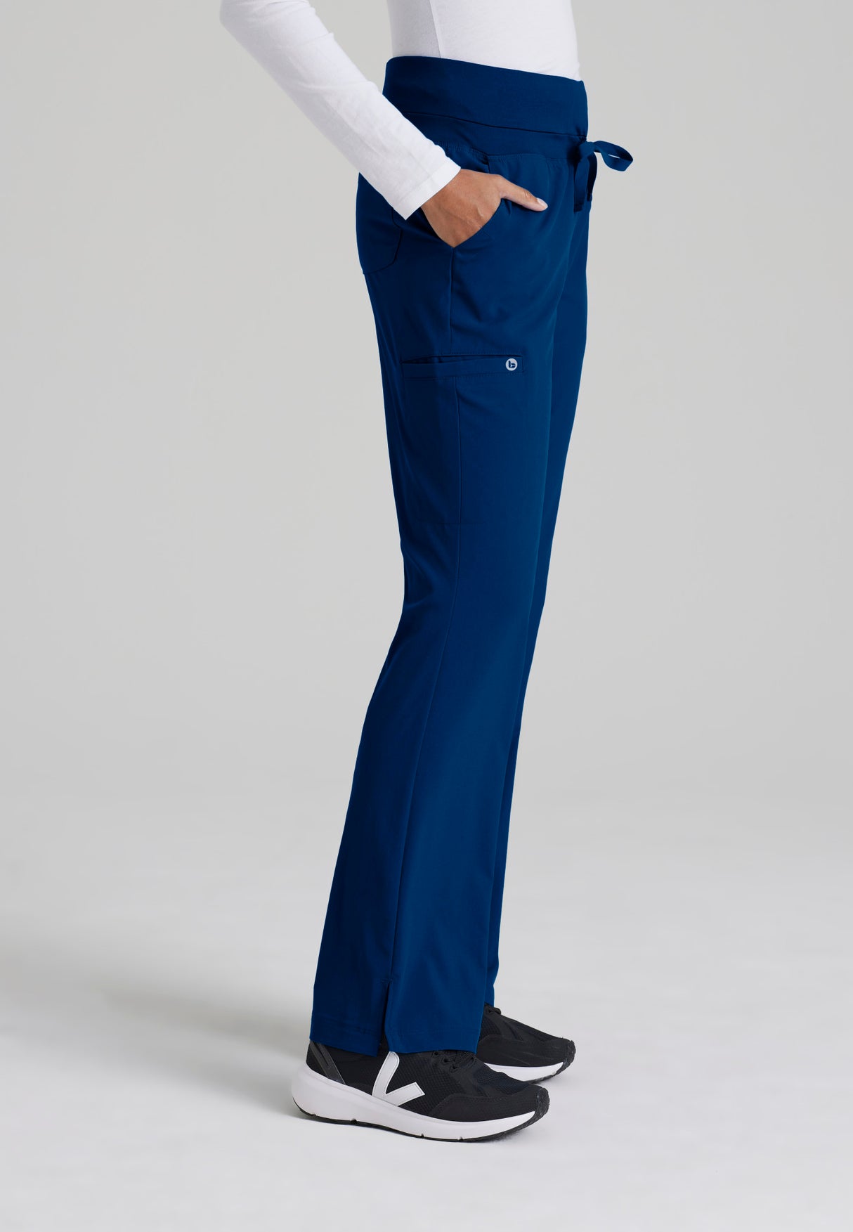Barco One Women's Stride 5-Pocket Mid-Rise Straight-Leg Pant