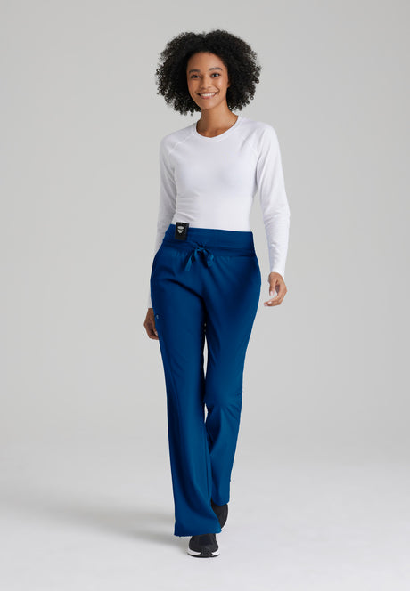 Barco One Women's Stride 5-Pocket Mid-Rise Straight-Leg Pant