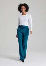 Barco One Women's Stride 5-Pocket Mid-Rise Straight-Leg Pant