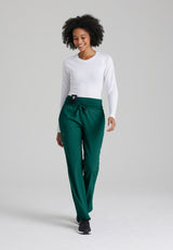 Barco One Women's Stride 5-Pocket Mid-Rise Straight-Leg Petite Pant
