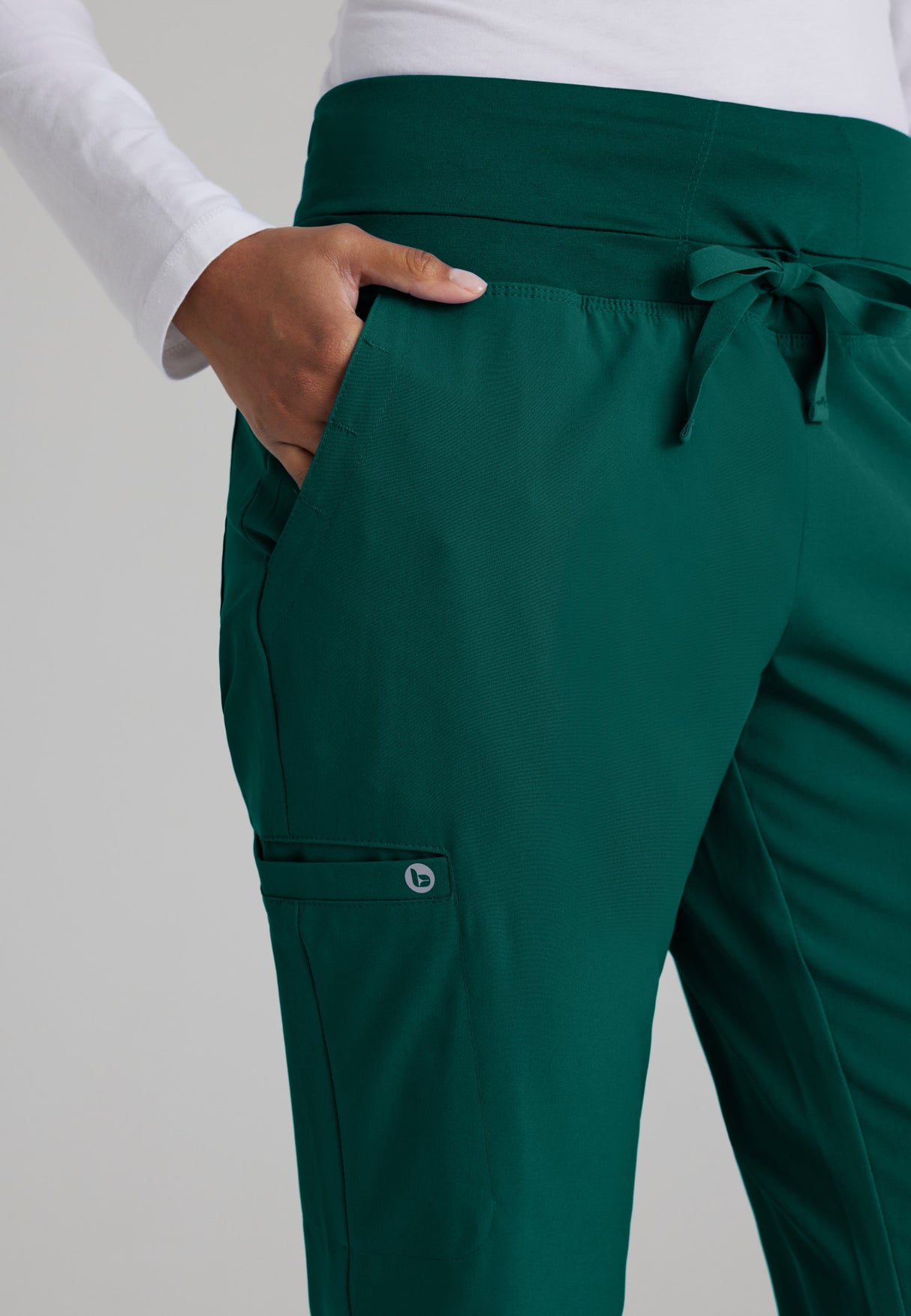 Barco One Women's Stride 5-Pocket Mid-Rise Straight-Leg Pant