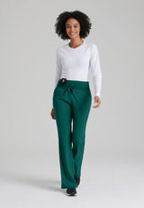 Barco One Women's Stride 5-Pocket Mid-Rise Straight-Leg Pant