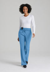Barco One Women's Stride 5-Pocket Mid-Rise Straight-Leg Pant
