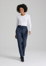 Barco One Women's Stride 5-Pocket Mid-Rise Straight-Leg Petite Pant
