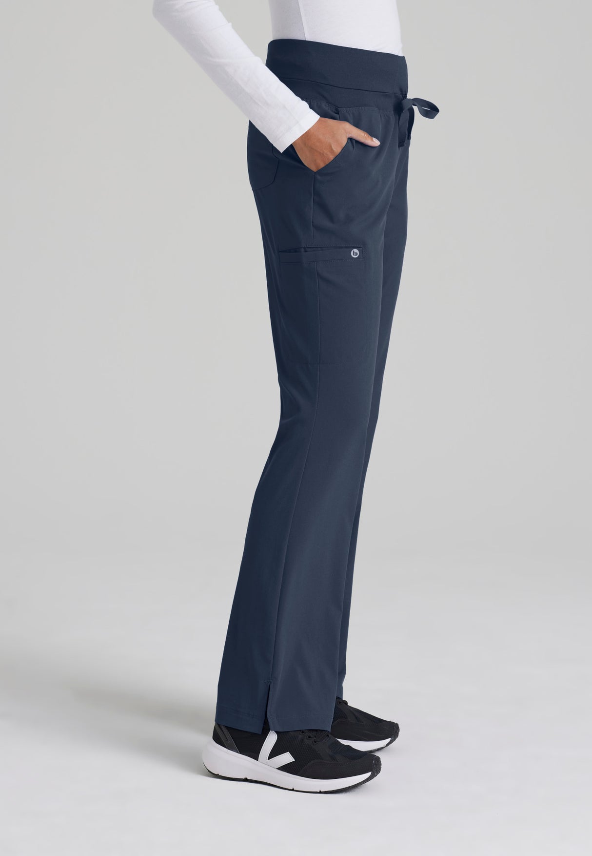 Barco One Women's Stride 5-Pocket Mid-Rise Straight-Leg Pant