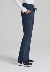 Barco One Women's Stride 5-Pocket Mid-Rise Straight-Leg Pant