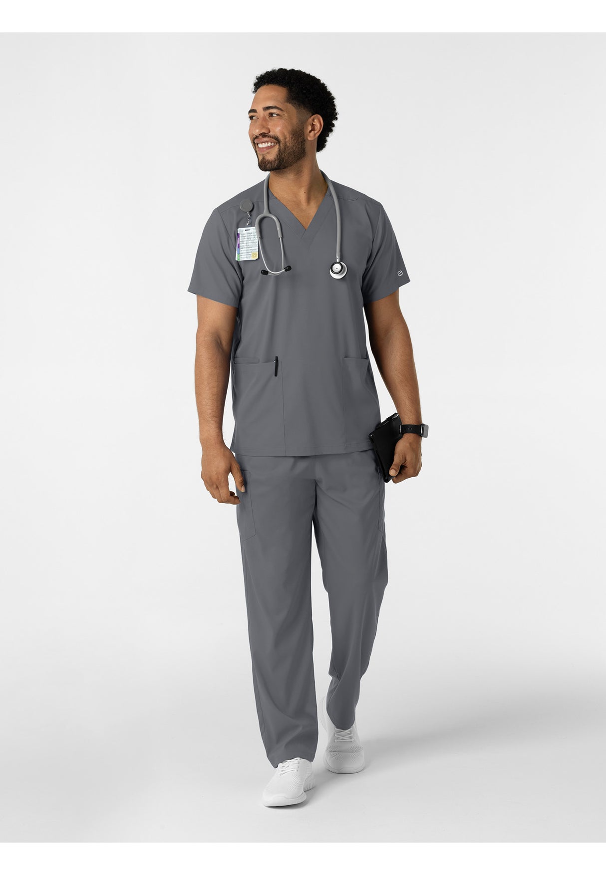 Wink™ Boundless Men's 3-Pocket Boundless Unisex V-Neck Scrub Top