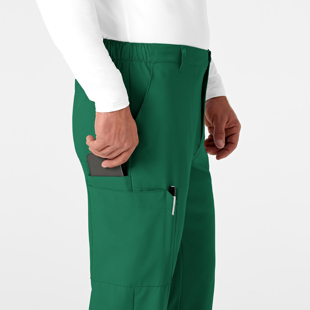 Wink® W123 Men's Flat Front Cargo Scrub Pant