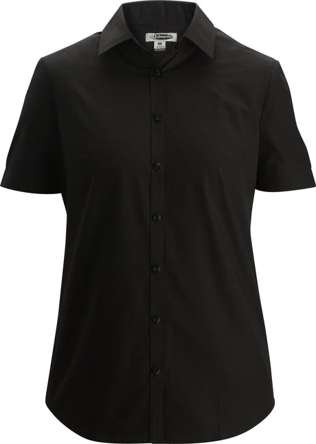 Edwards® Essential Broadcloth Short Sleeve Ladies Shirt