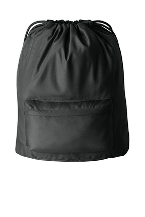 Port Authority® Diamond Pocket Cinch - Deep Black