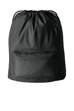 Port Authority® Diamond Pocket Cinch - Deep Black