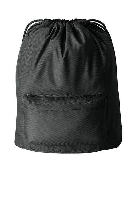 Port Authority® Diamond Pocket Cinch - Deep Black