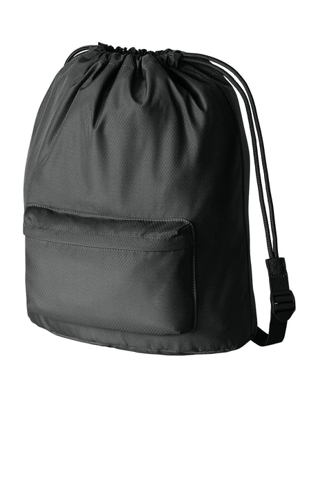 Port Authority® Diamond Pocket Cinch - Deep Black