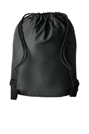 Port Authority® Diamond Pocket Cinch - Deep Black