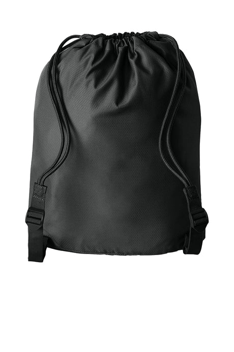 Port Authority® Diamond Pocket Cinch - Deep Black