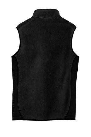 Port Authority® R-Tek® Pro Fleece Full-Zip Vest - Black/Black