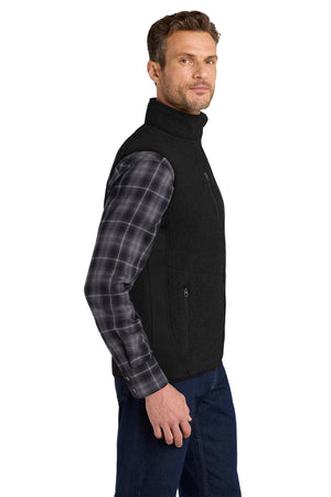 Port Authority® R-Tek® Pro Fleece Full-Zip Vest - Black/Black