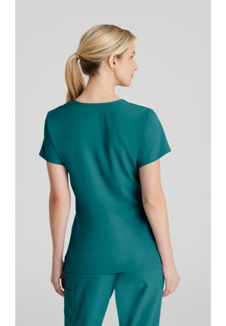 Skechers™ Women's Reliance 3-Pocket Crossover V-Neck Scrub Top