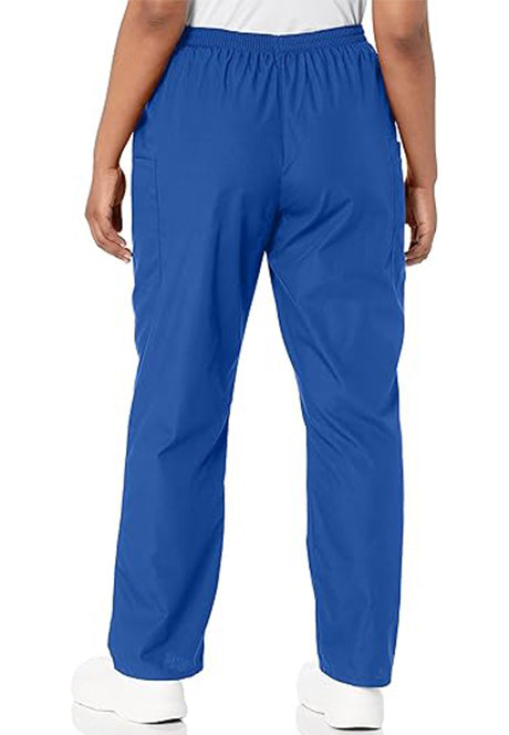 Cherokee Workwear Originals Women's Natural Rise 4-Pocket Tapered Pull-On Cargo Pant