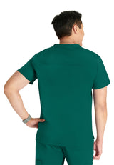 Cherokee Workwear Revolution Men's 2-Pocket V-Neck Top