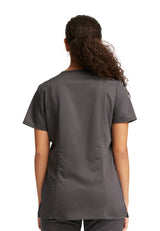 Cherokee Workwear Women's 3-Pocket V-Neck Top