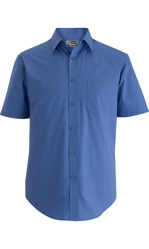 Edwards® Essential Broadcloth Short Sleeve Mens Shirt