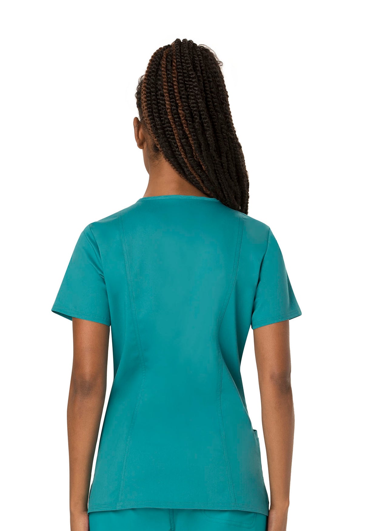 Cherokee Workwear Women's 3-Pocket V-Neck Top