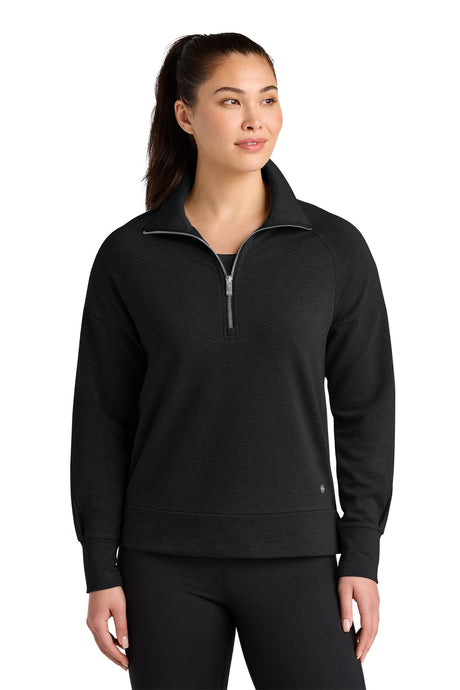OGIO® Women’s Luuma 1/2-Zip - Blacktop