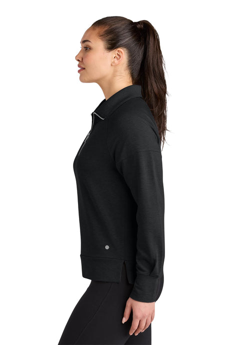 OGIO® Women’s Luuma 1/2-Zip - Blacktop