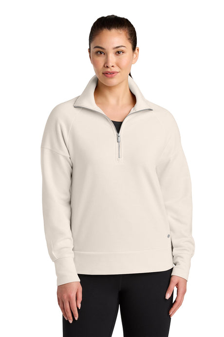 OGIO® Women’s Luuma 1/2-Zip - Light Suede