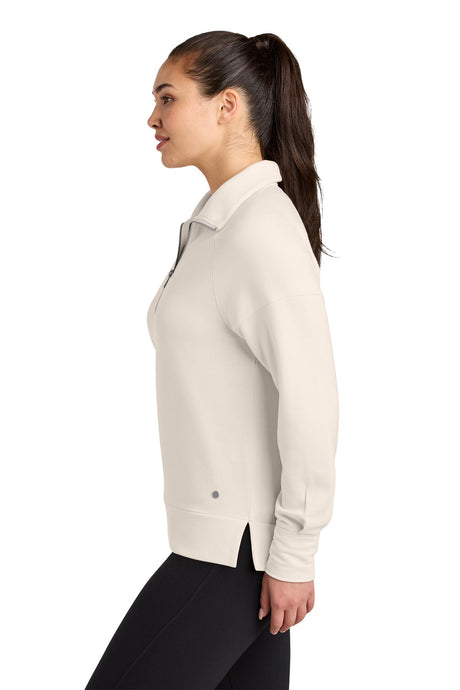 OGIO® Women’s Luuma 1/2-Zip - Light Suede