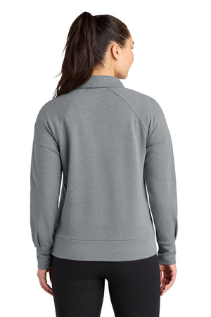 OGIO® Women’s Luuma 1/2-Zip - Petrol Grey Heather