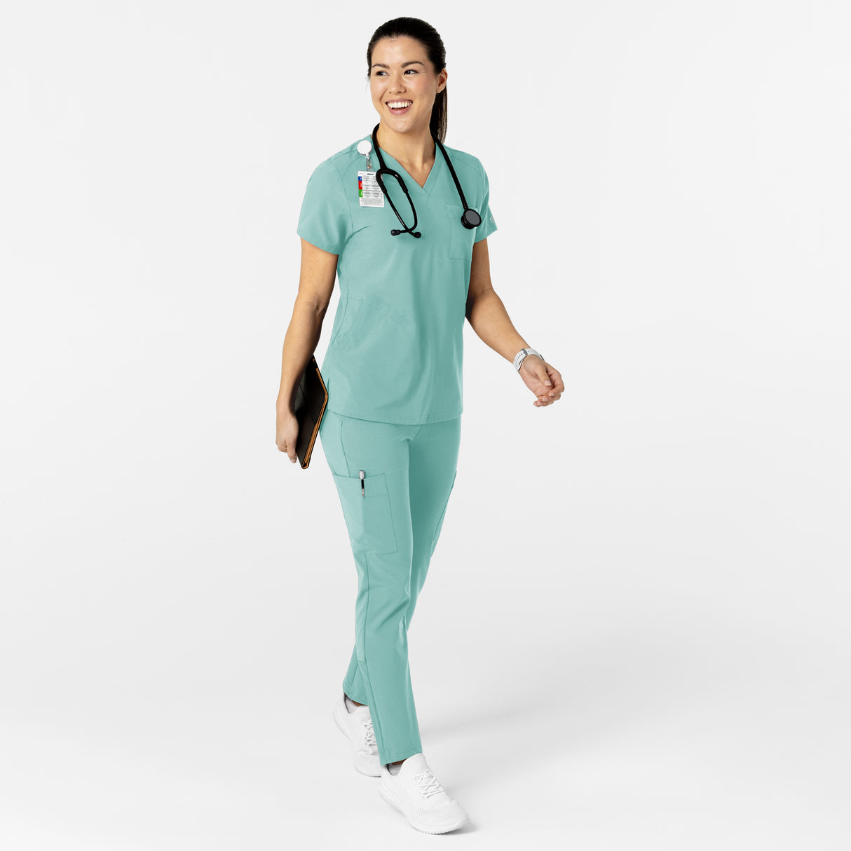 Wink® W123 Women's Flex-n-Reach V-Neck Scrub Top