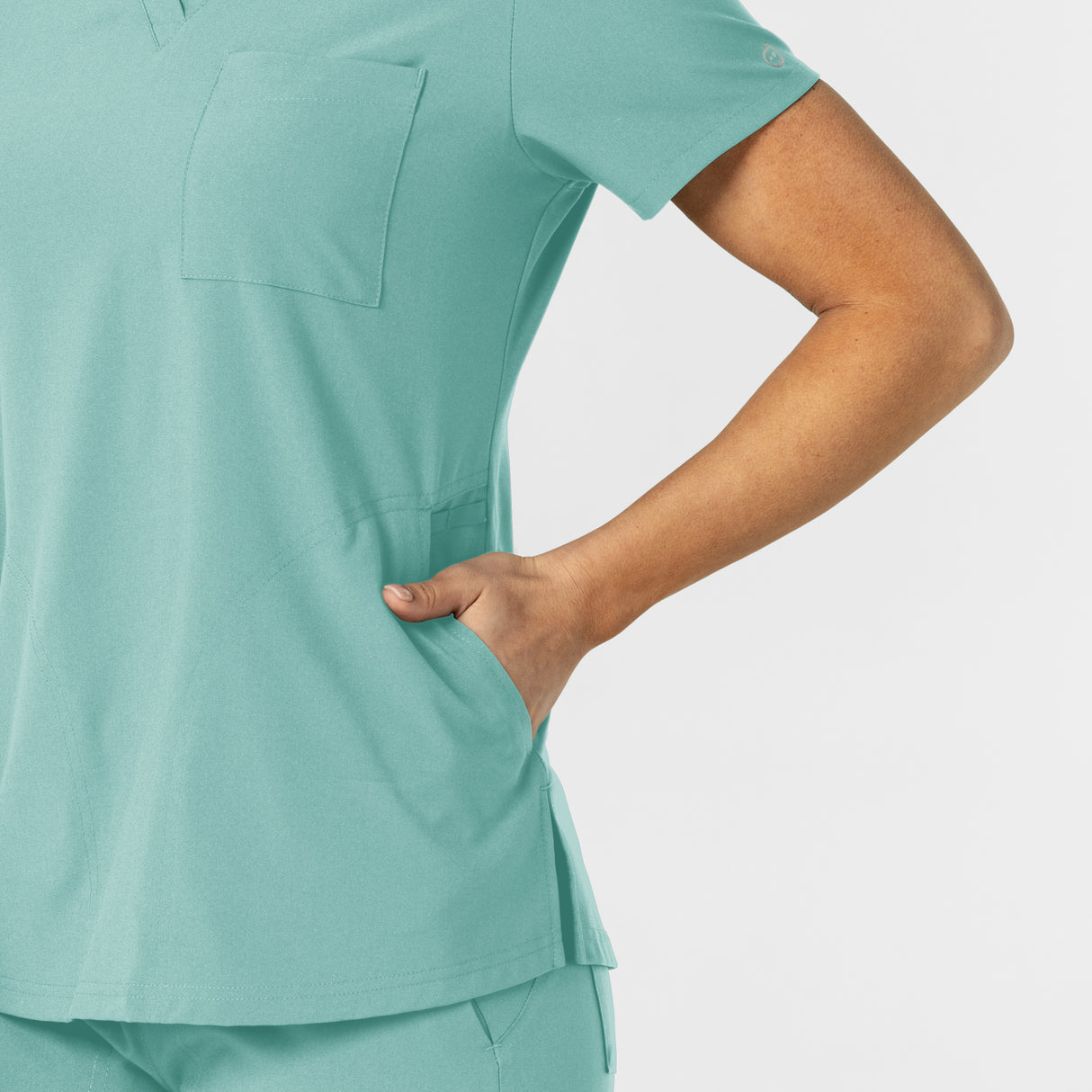 Wink® W123 Women's Flex-n-Reach V-Neck Scrub Top