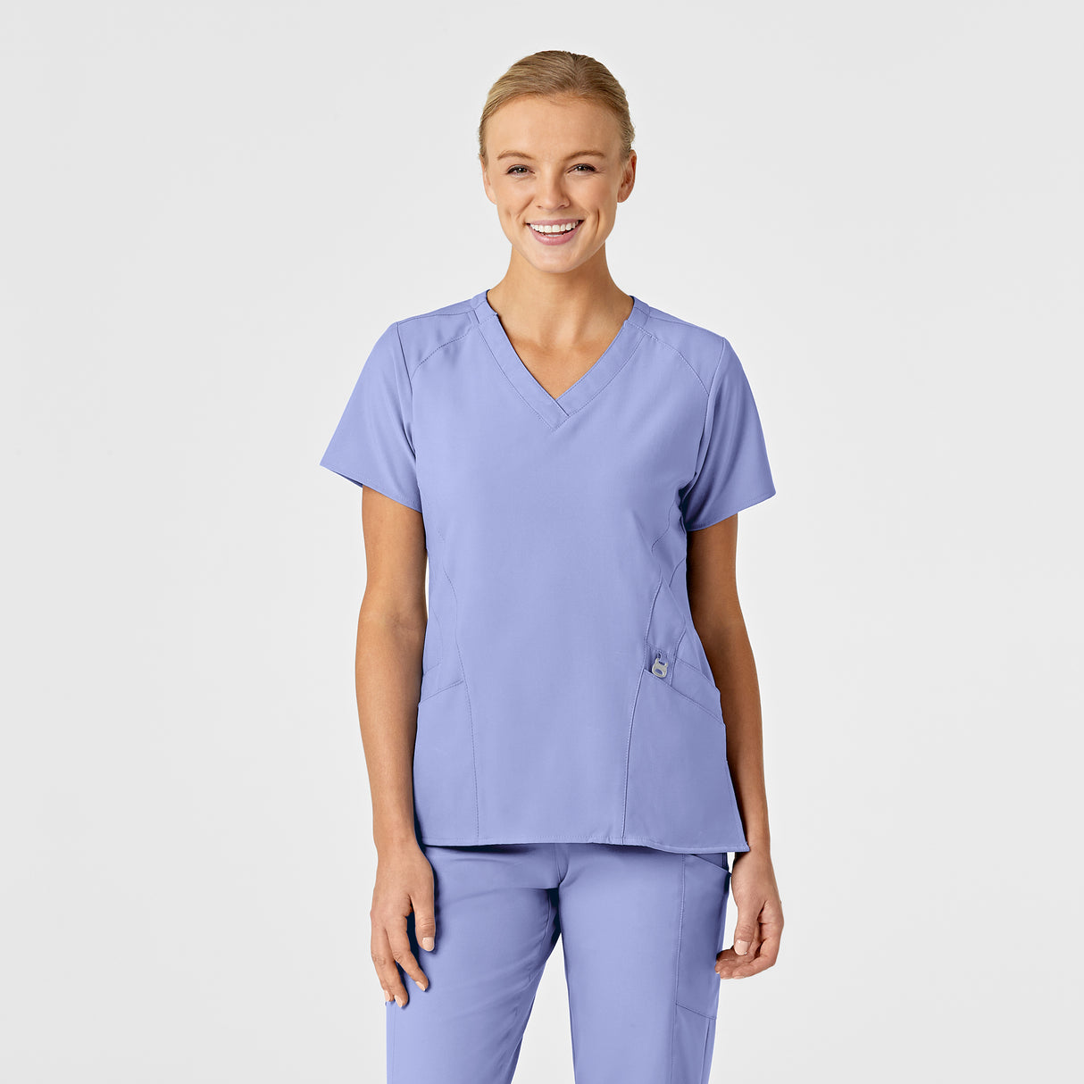 Wink® W123 Women's Stylized 5-Pocket V-Neck Scrub Top