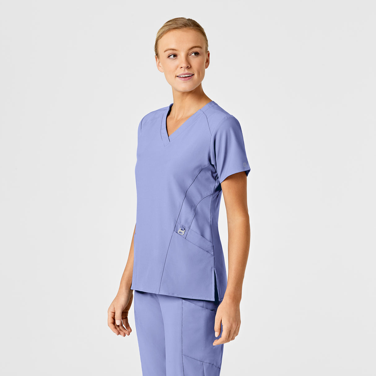 Wink® W123 Women's Stylized 5-Pocket V-Neck Scrub Top